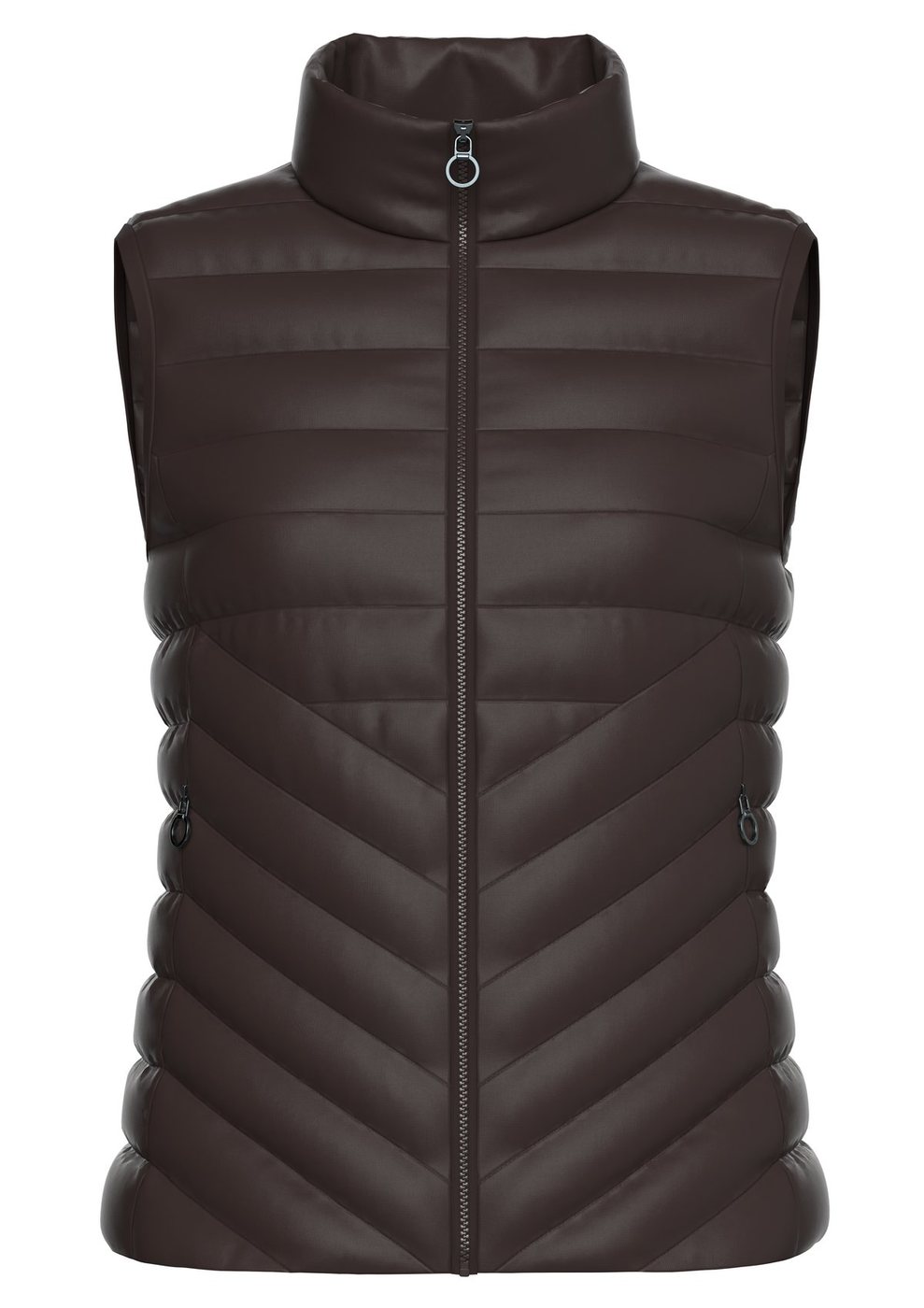 s.Oliver Leichte Basic-Weste – BROWN