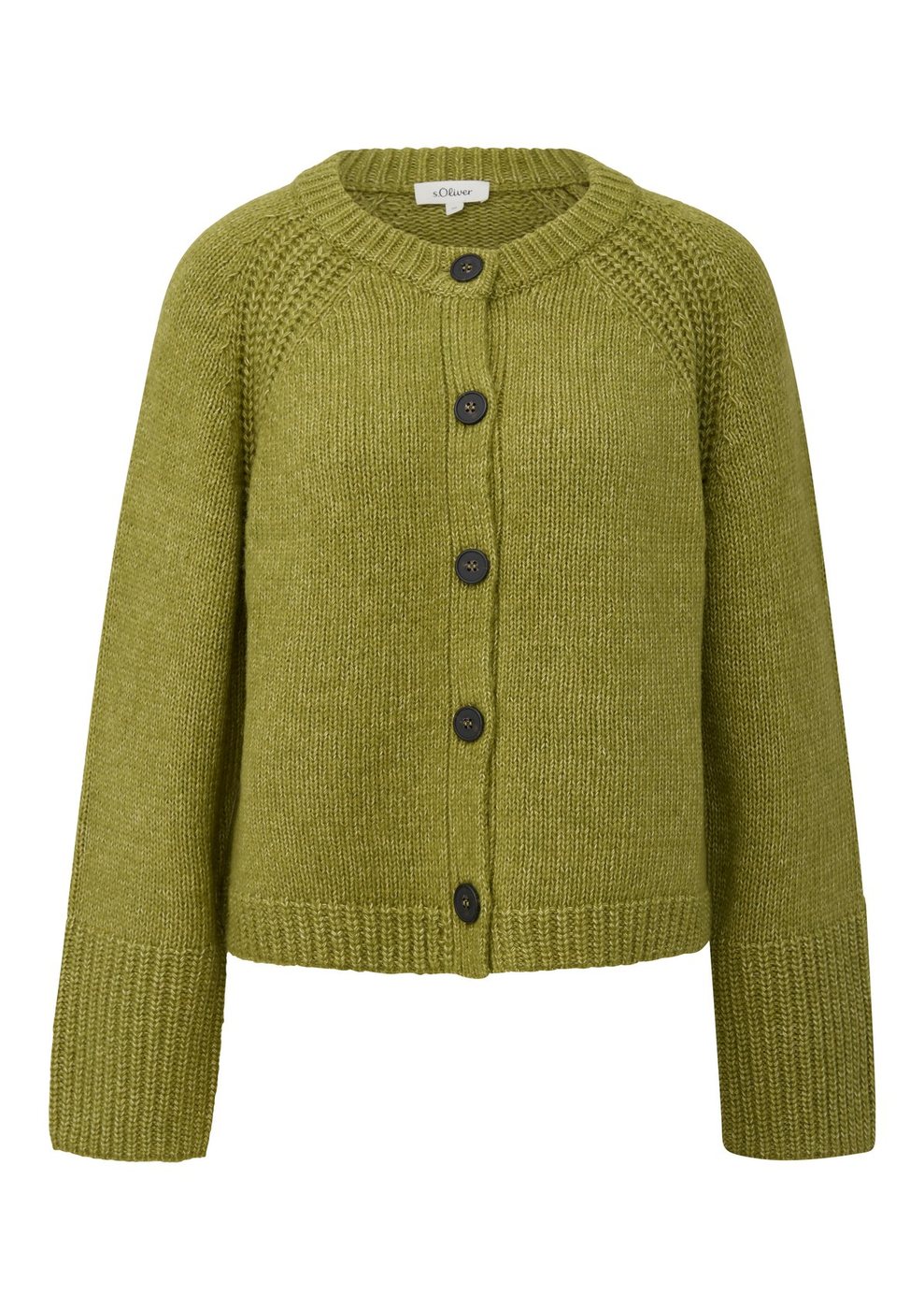 s.Oliver Strickjacke mit Knopfleiste – GREEN