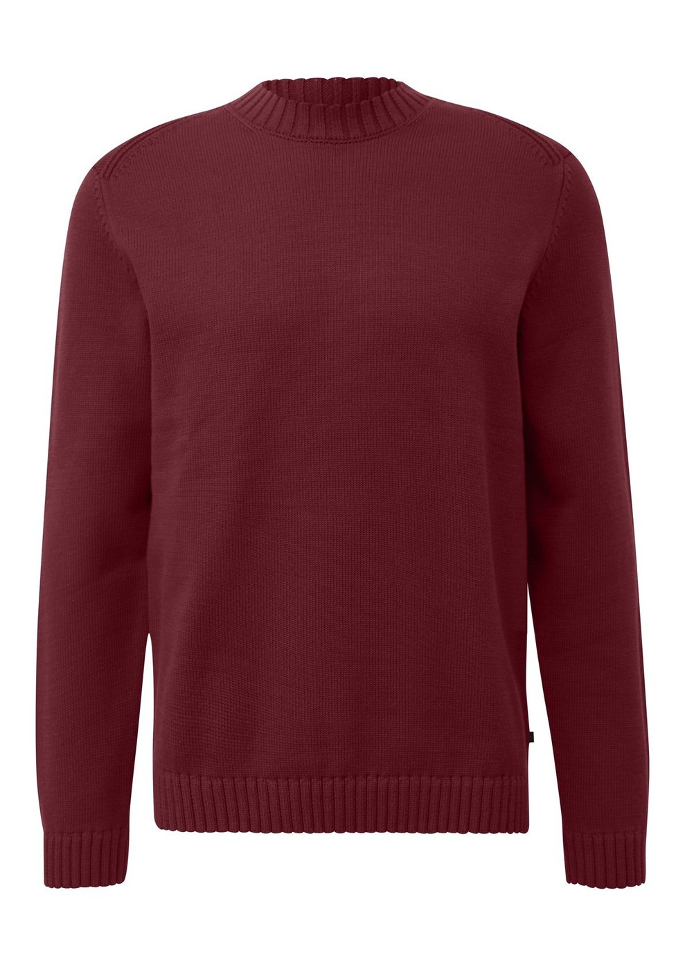 s.Oliver Mittelschwerer Strickpullover mit Nahtdetail – RED
