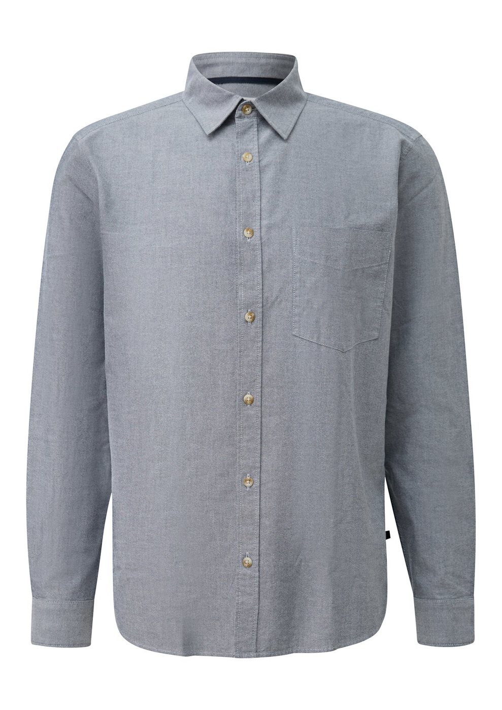 s.Oliver Regular Fit: Oxford-Hemd aus Baumwolle – BLUE