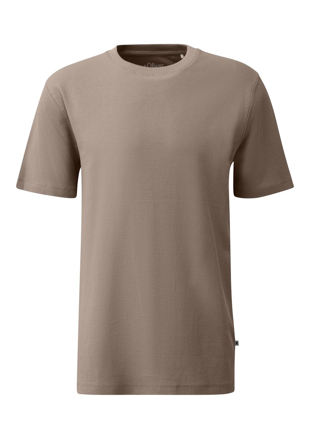 s.Oliver T-Shirt aus reiner Baumwolle – BROWN