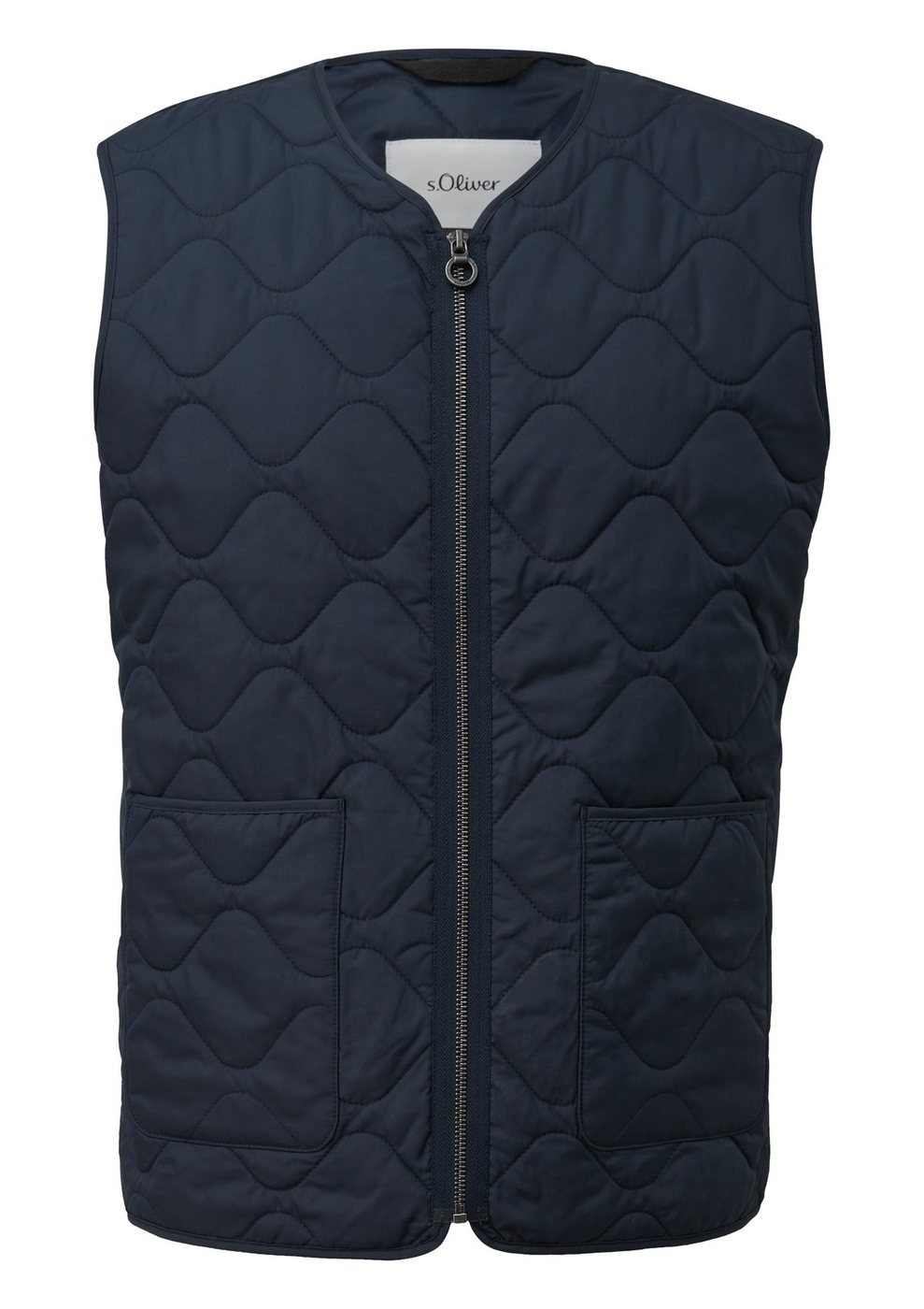 s.Oliver Leichte Steppweste mit aufgesetzten Taschen – BLUE
