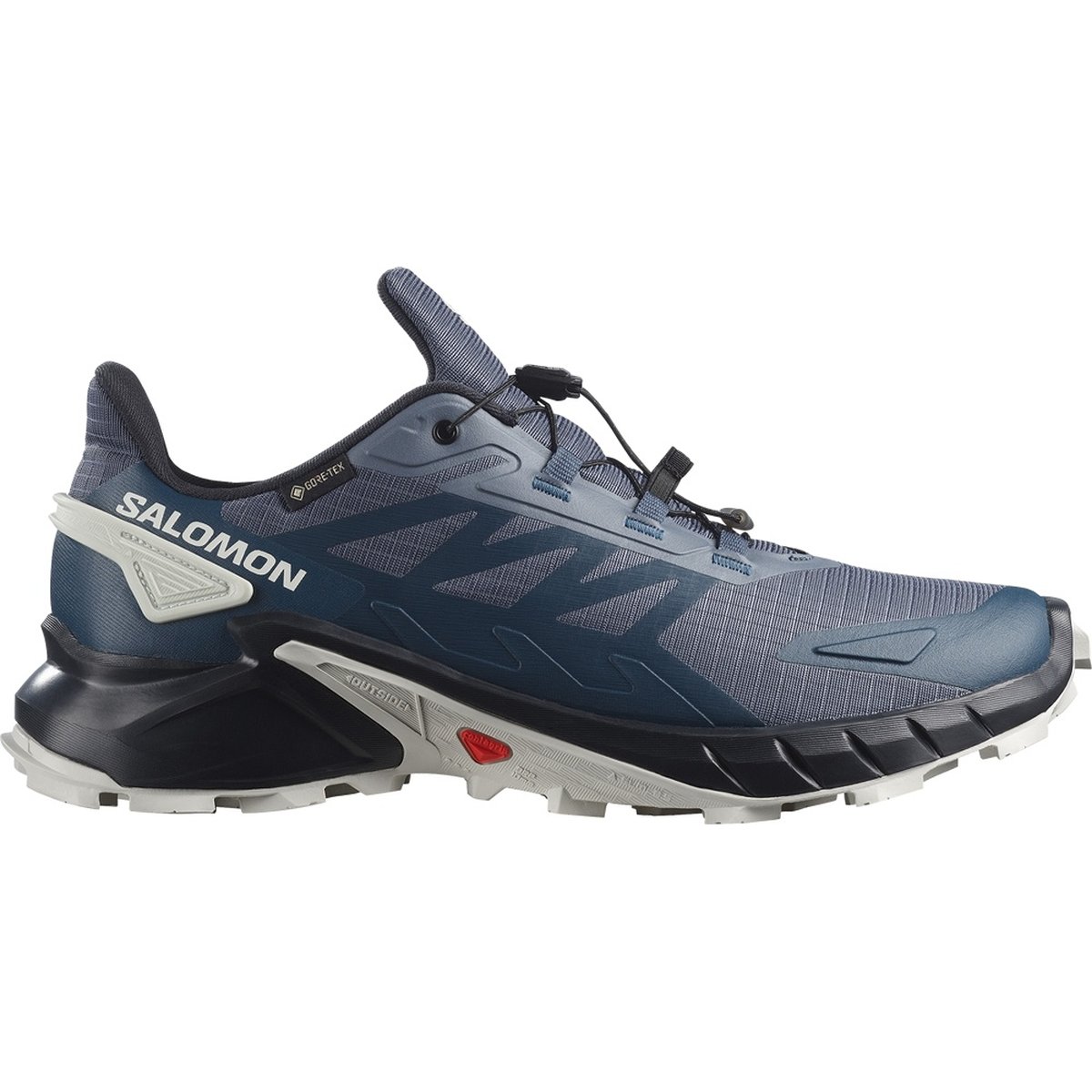 Salomon SHOES SUPERCROSS 4 GTX Grisai/Dark N/Spe – GRISAILLE/DARK NAVY/S