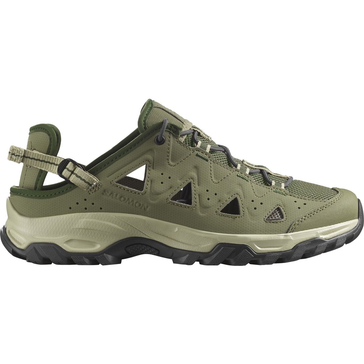 Salomon SHOES ALHAMA Dlicgr/Asphal/Blc – Deep Lichen Green/Asphalt/Black For