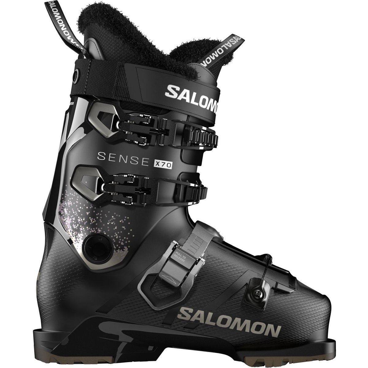 Salomon ALP. BOOTS SENSE X70 W – Black/Light Bronze Met./Nirvana