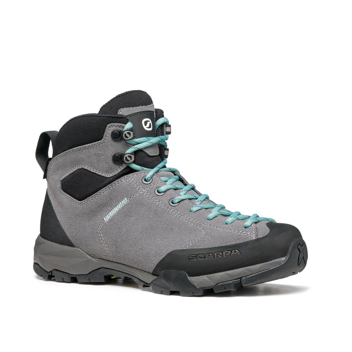 Scarpa Mojito Hike GORE-TEX Wide Wanderschuh Damen – SMOKE/JADE