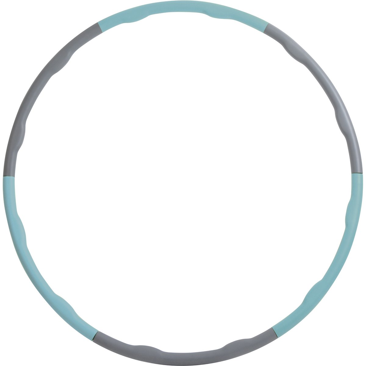 Schildkröt Fitness FITNESS-HOOP  mit Massagewellen, grey-skyblue, Ø 100cm – KEINE FARBE