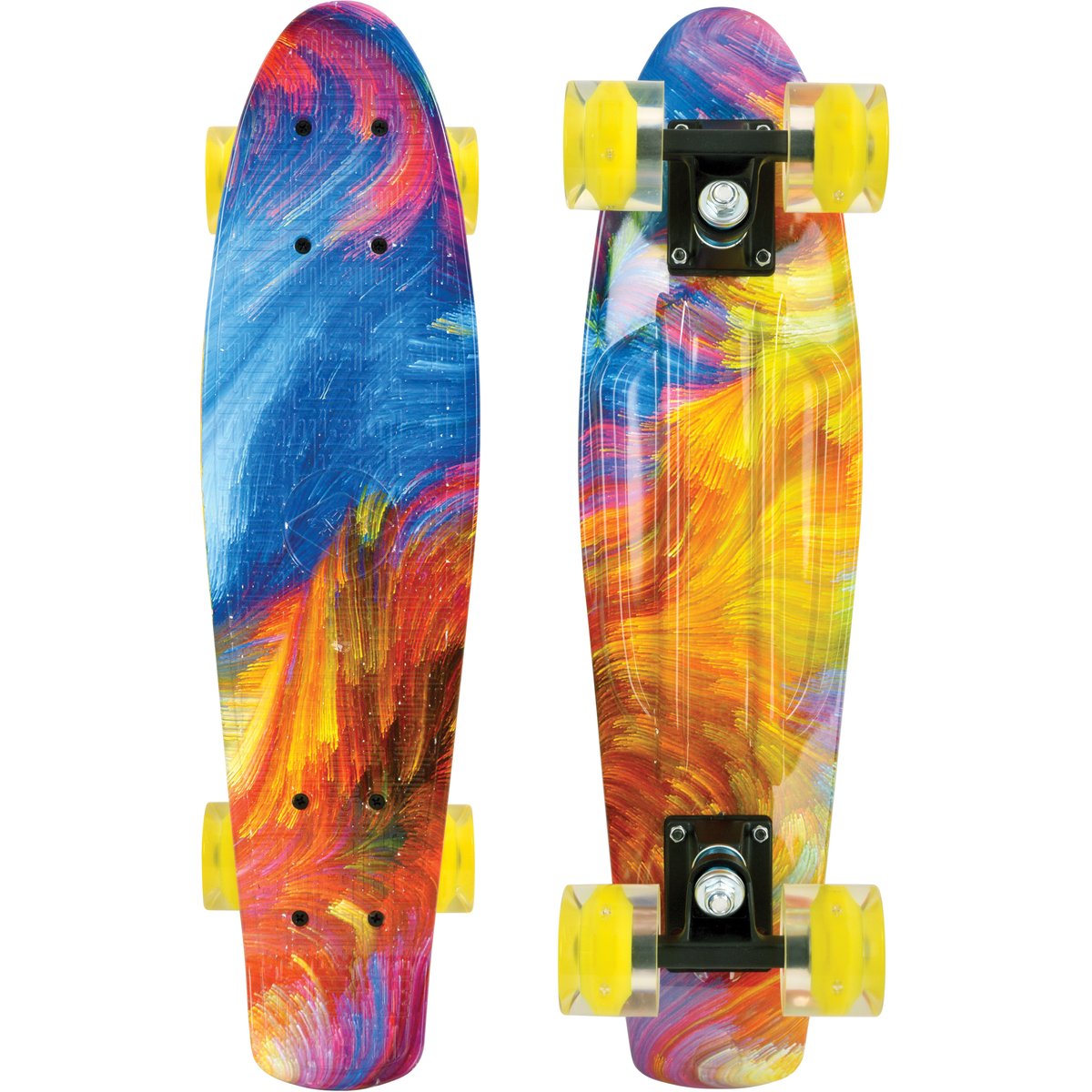 Schildkröt *Retro Skateboard FREE SPIRIT 22´ Hurricane – Keine Farbe