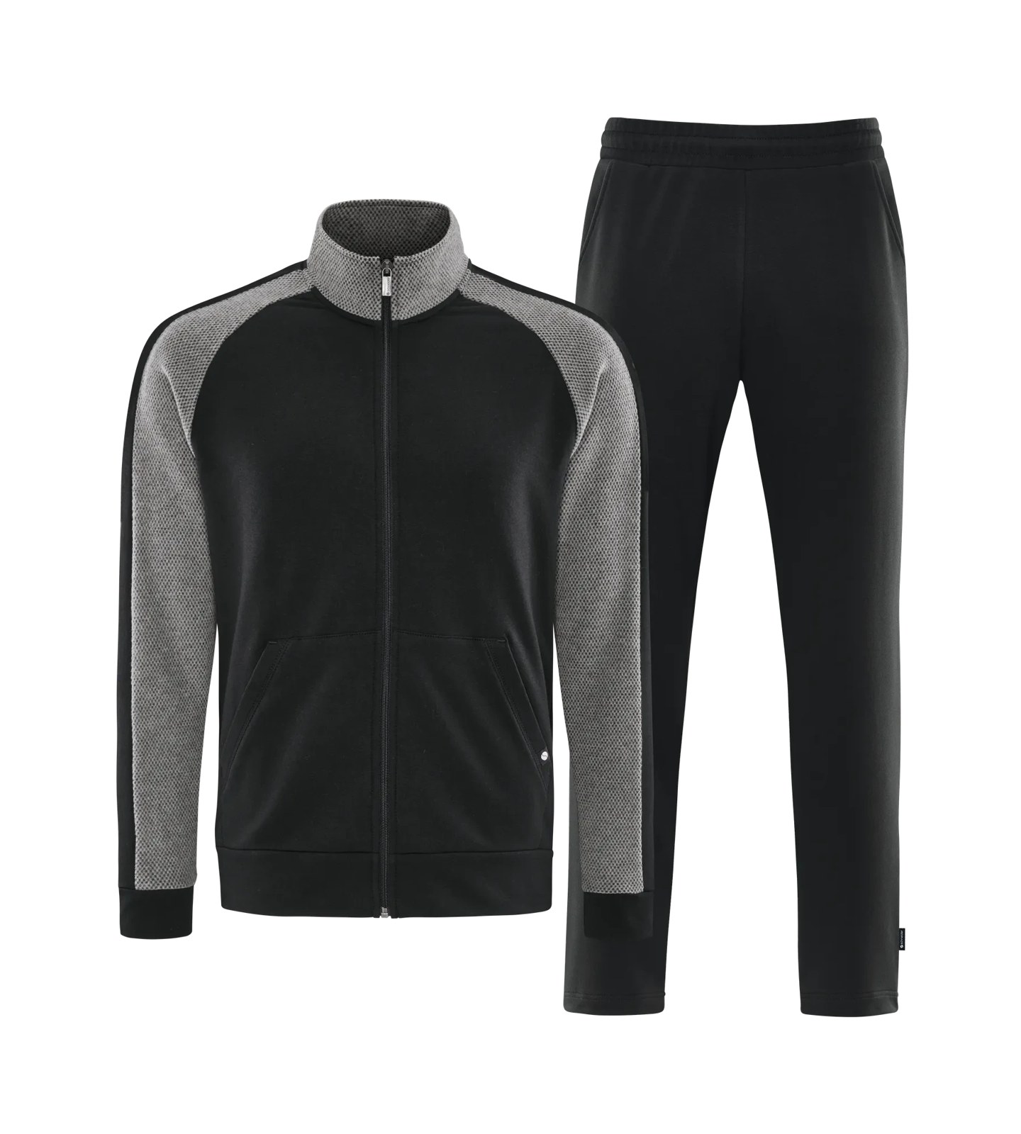 Schneider Sportswear BRENNANM-ANZUG – stahl-mel./schwarz