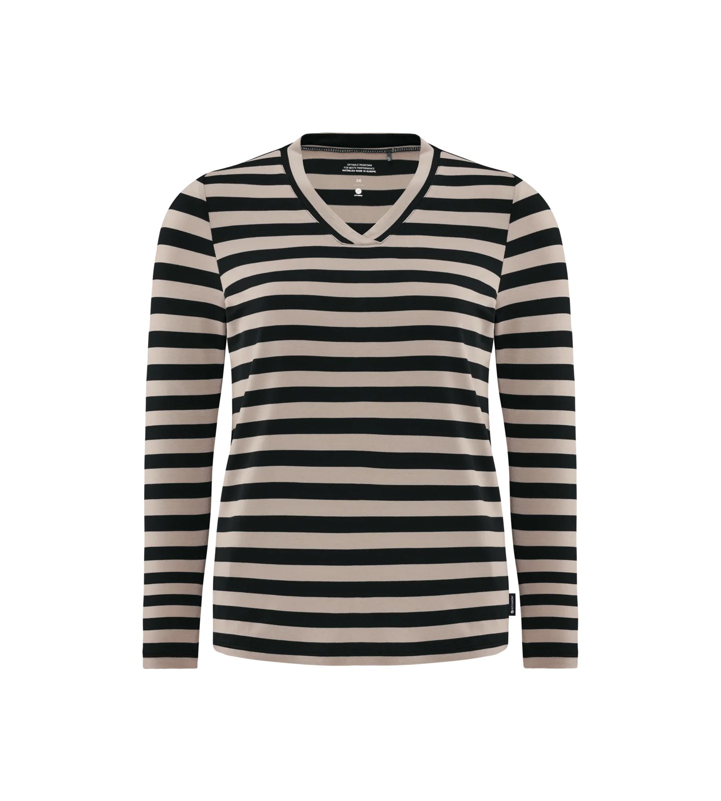 Schneider Sportswear NIAW-LONGSLEEVE – almond/schwarz
