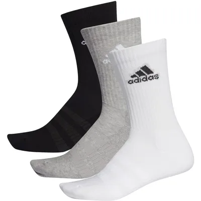 Adidas Cushioned Crew Socken 3 Paar – MGREYH/WHITE/BLACK/WH