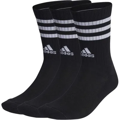 Adidas Socken 3-Streifen Cushioned Crew, 3 Paar – BLACK/WHITE