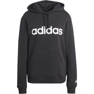 Adidas Kapuzensweat Essentials Linear – BLACK/WHITE