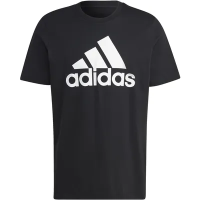 Adidas Shirt Essentials Single Jersey Big Logo – BLACK/WHITE