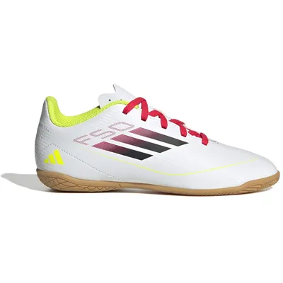 Adidas F50 CLUB IN J – FTWWHT/CBLACK/SYELLO