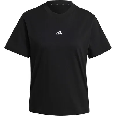 Adidas Shirt Essentials Small Logo Cotton – BLACK/WHITE