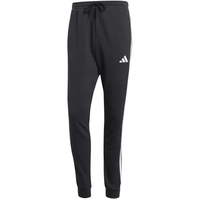 Adidas Hose Essentials 3-Streifen French Terry – BLACK/WHITE