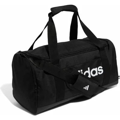 Adidas LINEAR DUFFEL S – BLACK/BLACK/WHITE
