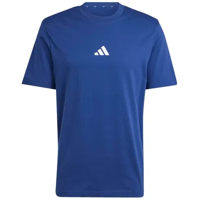 Adidas Shirt Essentials Small Logo Single Jersey – DKBLUE/WHITE