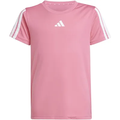 Adidas Shirt Training Essentials 3-Streifen Kids – PNKFUS/WHITE