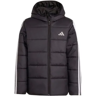 Adidas J ESS 3S JKT – Schwarz / Weiß