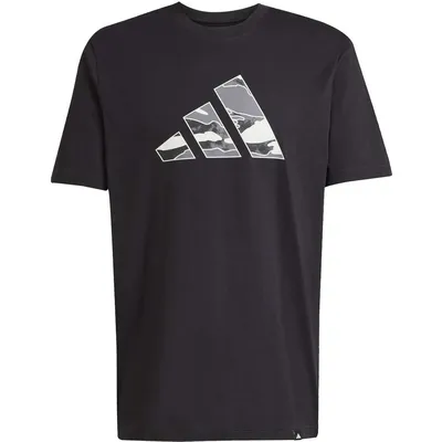 Adidas M CAMO LOGO T – BLACK