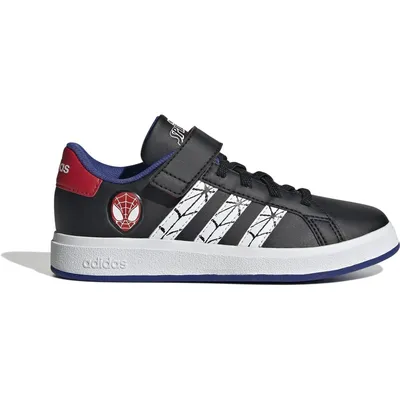 Adidas GRAND COURT SPIDER-MAN EL K – CBLACK/FTWWHT/SELUBL