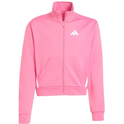Adidas Jacke Trainings-Essentials Game & Go Full-Zip – PNKFUS/WHITE