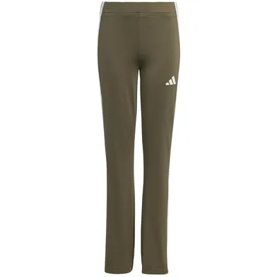 Adidas Tight Train Essentials 3-Streifen Flared – OLISTR/WHITE
