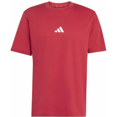 Adidas Shirt Essentials Small Logo Single Jersey (normal & lang) – ACTMAR/WHITE