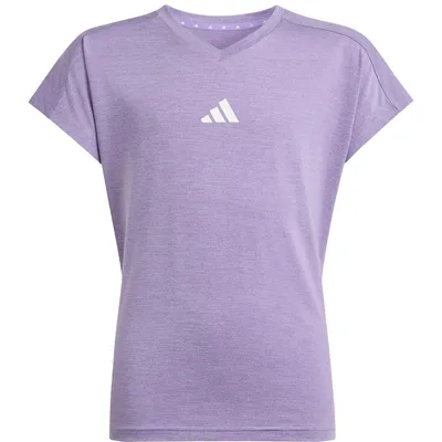 Adidas Shirt Go-To V-Neck Kinder – ACTPUR/ICELAV/WHITE