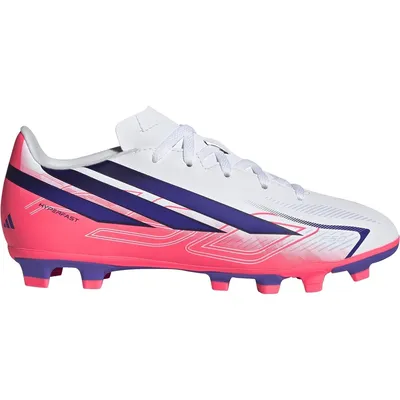 Adidas F50 Hyperfast Club FG/MG Fußballschuh Kinder – FTWWHT/SOLPUR/SOLTUR