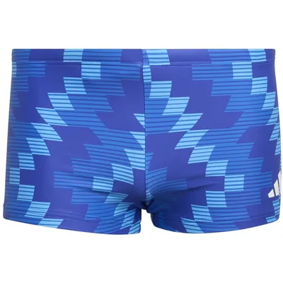 Adidas Badehose BOXER-BADEHOSE, FUSSBALL-INSPIRIERTE GRAFIK – LUCBLU