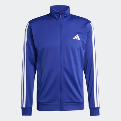Adidas 3-Streifen TR TT TS Freizeitjacke Herren – SELUBL/WHITE
