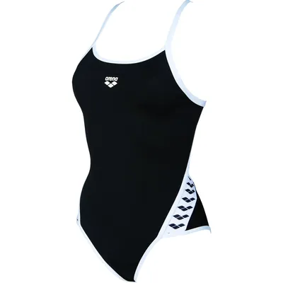 Arena W TEAM STRIPE SUPER FLY BACK ONE PI – BLACK-WHITE