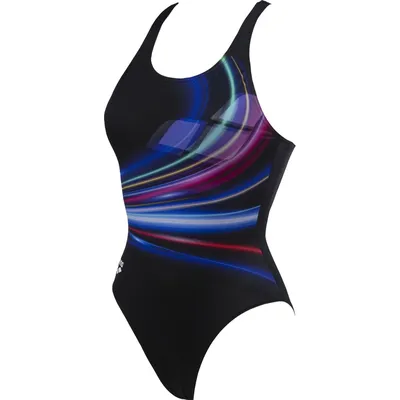 Arena W FLASHING LIGHTS V BACK ONE PIECE – BLACK-FREAK ROSE