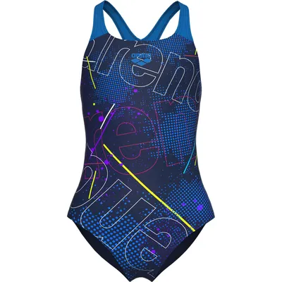 Arena GIRL'S ARENA GALACTIC SWIMSUIT SWIM PRO BACK – NAVY-BLUE RIVER