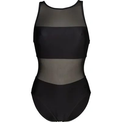 Arena W ARENA MESH PANELS SWIMSUIT VENT BACK – BLACK