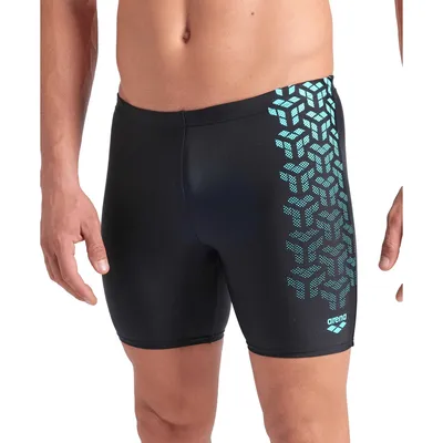 Arena MEN'S ARENA KIKKO V SWIM MID JAMMER GRAPHIC – BLACK-WATER