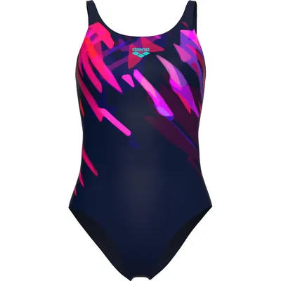 Arena WOMEN'S ARENA TALEA SWIMSUIT U BACK – NAVY-MULTI
