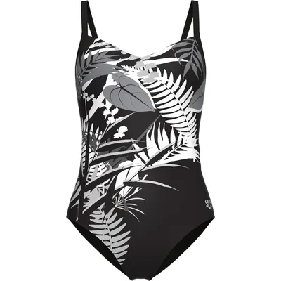 Arena WOMEN'S BODYLIFT SWIMSUIT LUCY – BLACK MULTI-BLACK