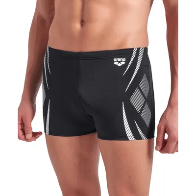 Arena MEN'S ARENA POSEIDONIA SWIM SH – BLACK-WHITE