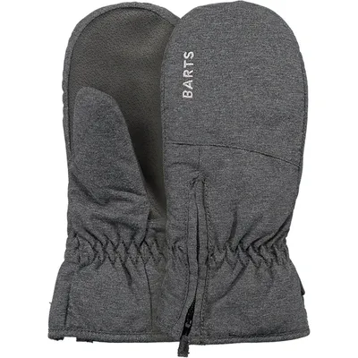 Barts Zipper Mitts – dark heather