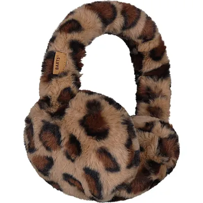 Barts Big Fur Earmuffs – PRINT BROWN