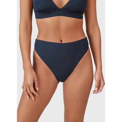 Brunotti Flores-Rib Women Bikini Bottom – Indigo Blue