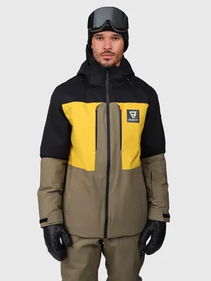 Brunotti Aratin Men Snow Jacket – Dusky Green