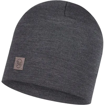 Buff Merino Heavyweight Beanie – Grau