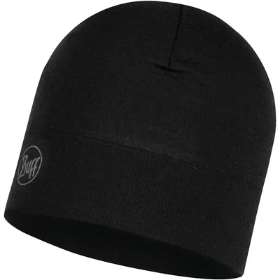 Buff Merino Midweight Beanie – BLACK