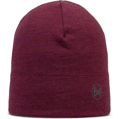 Buff Merino Midweight Beanie – RED