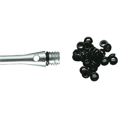 BULL'S O-Ringe für Shaft 6 mm – SCHWARZ